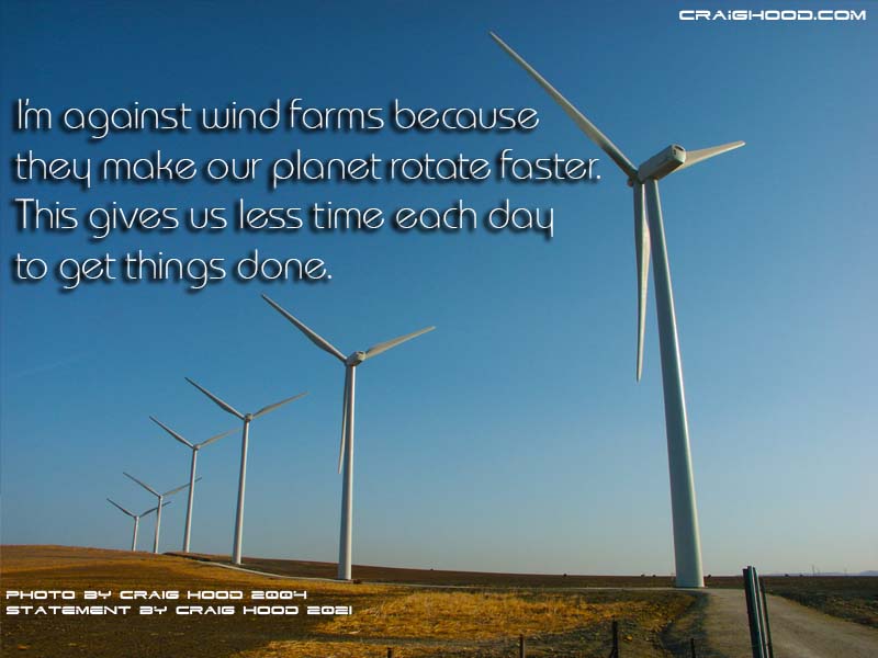 Wind farms by Craig Hood